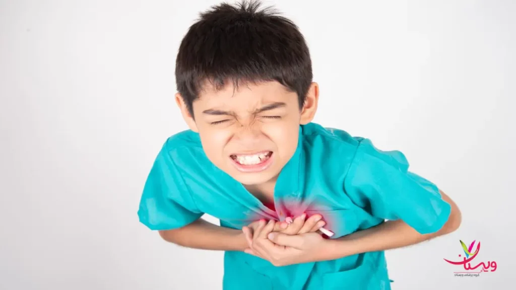 درد قلب کودک تصویر علائم درد قفسه سینه کودک